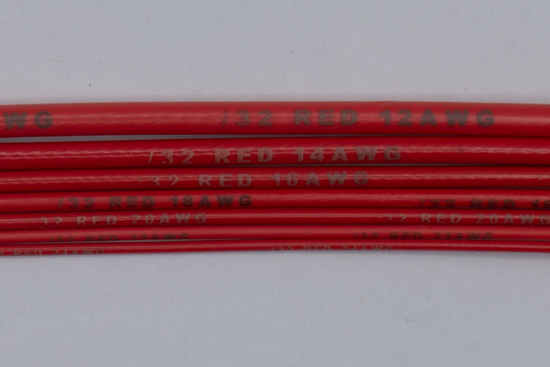 Marking sample image for Red M22759/32 wire